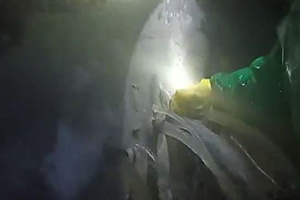 上饶消防水池堵漏现场